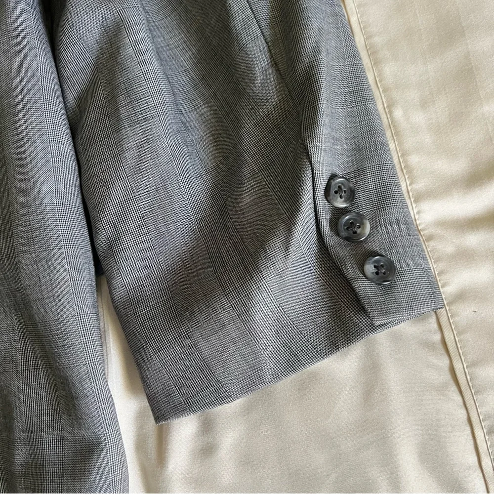 Men's Hickey Freeman 100% Wool Gray Blazer Size 46L